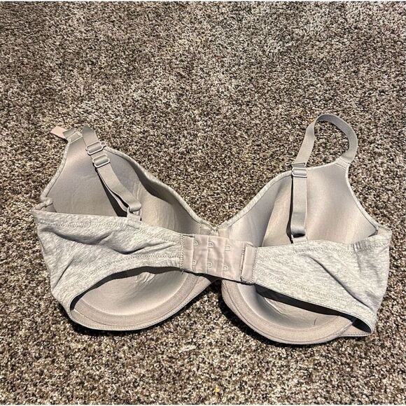 Ambrielle lightly lined full coverage gray bra size 34DDD C1-11 - Picture 3 of 4